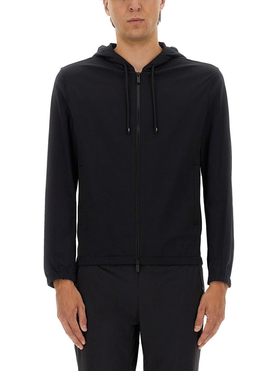 BOSS Men's Hooded Jacket Black