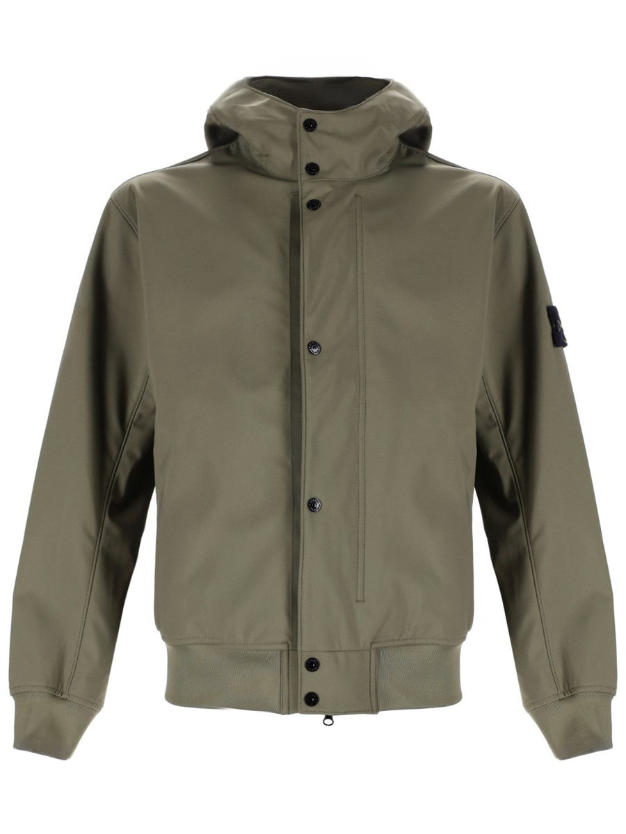 Stone Island Men's Hooded Parka Green