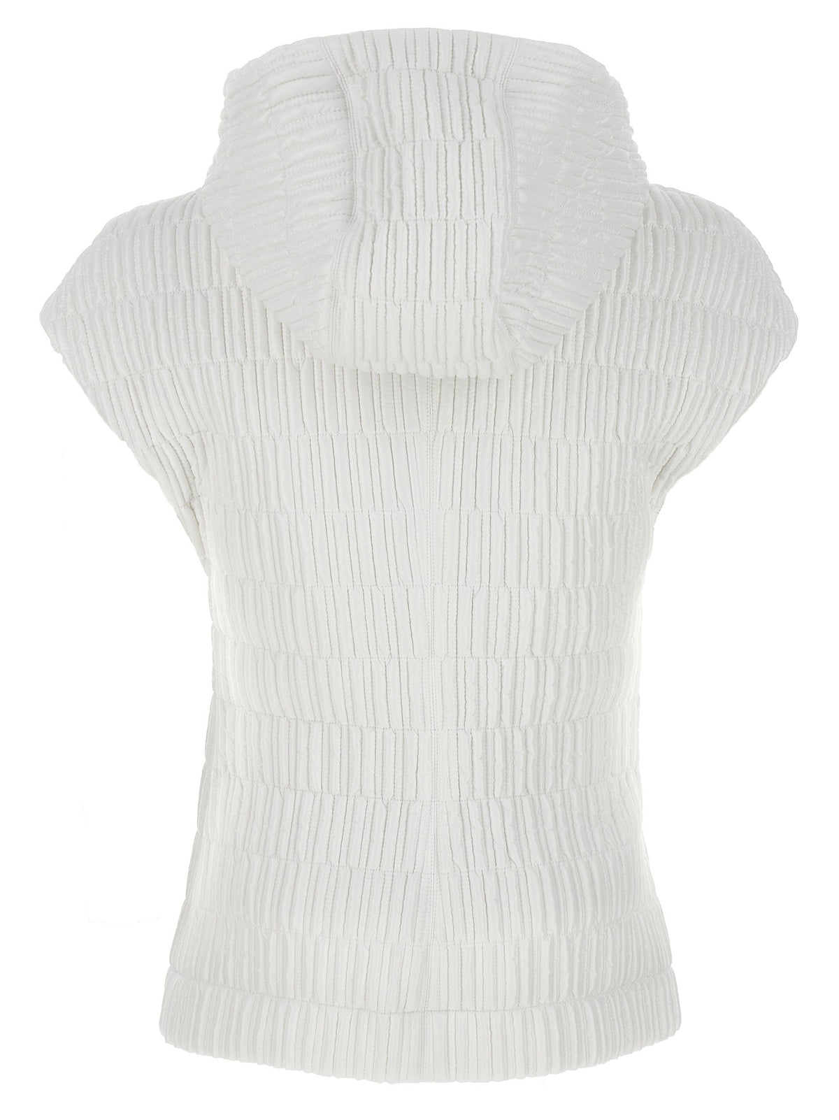 Ferragamo Hooded Vest White