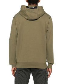 C.P. Company Men's Hoodie Green, view 3