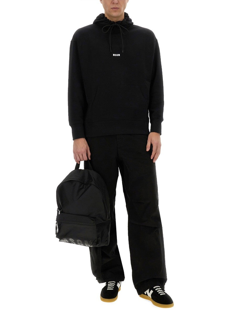 MSGM Men's Hoodie Black