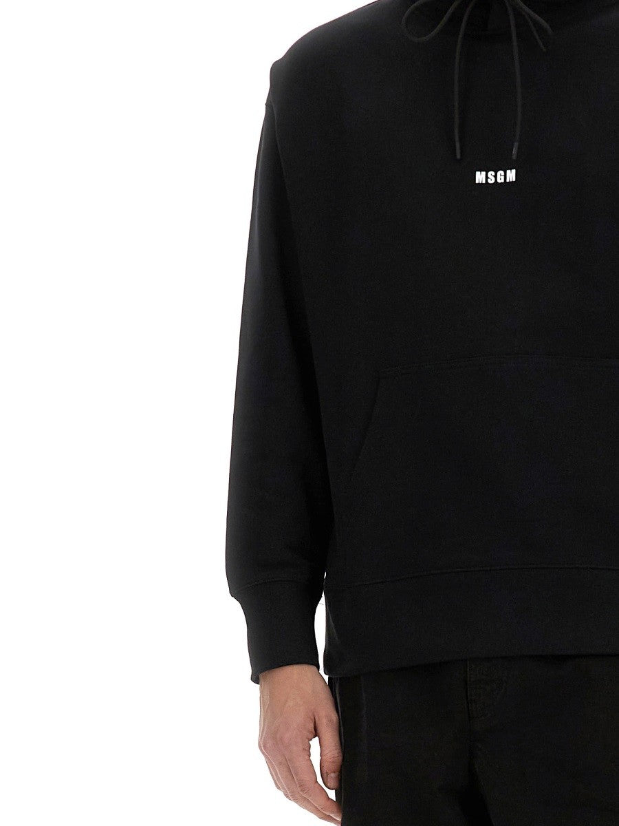 MSGM Men's Hoodie Black