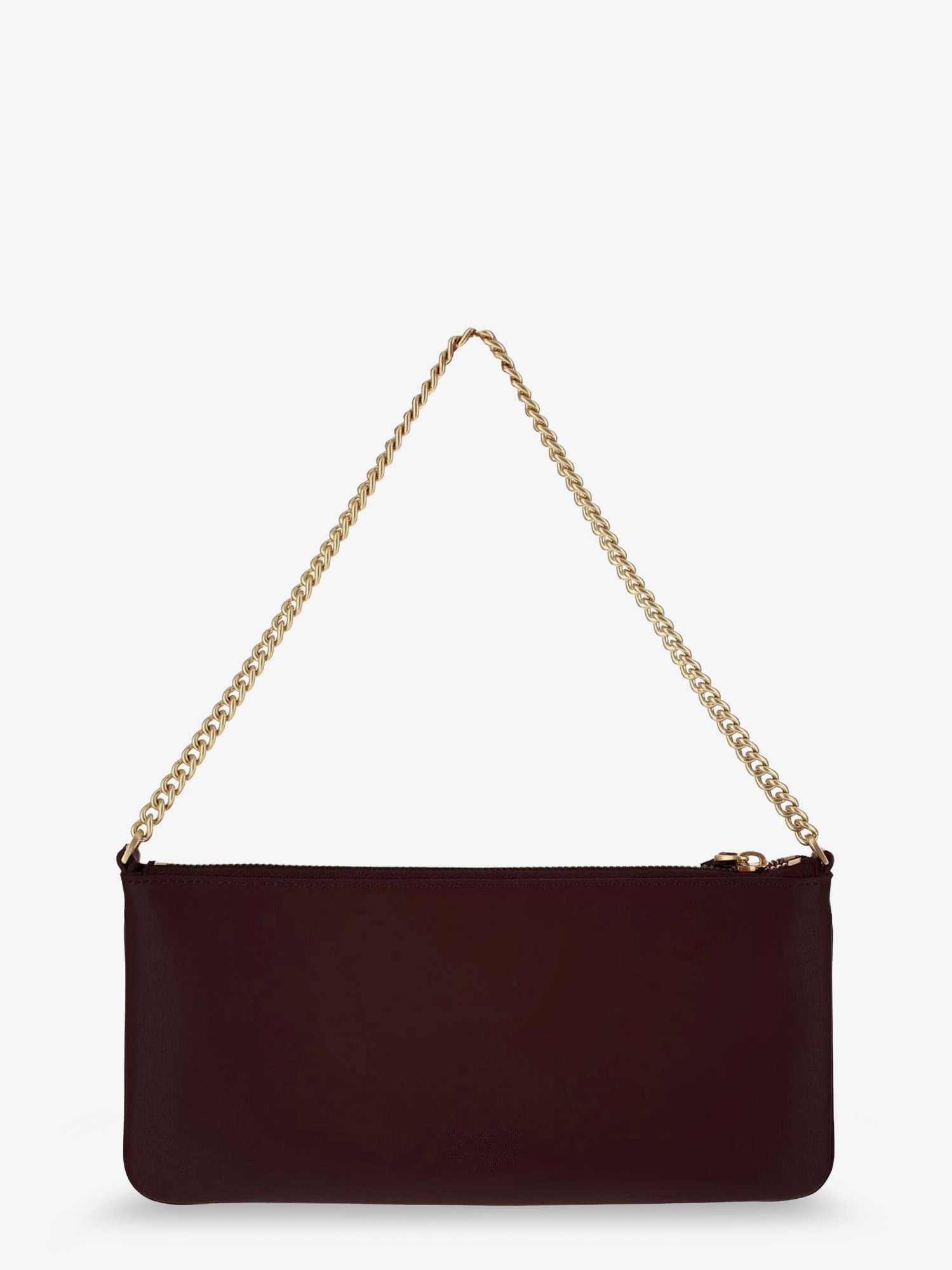 Pinko Women's Horizontal Flat Leather Crossbody Bag Red