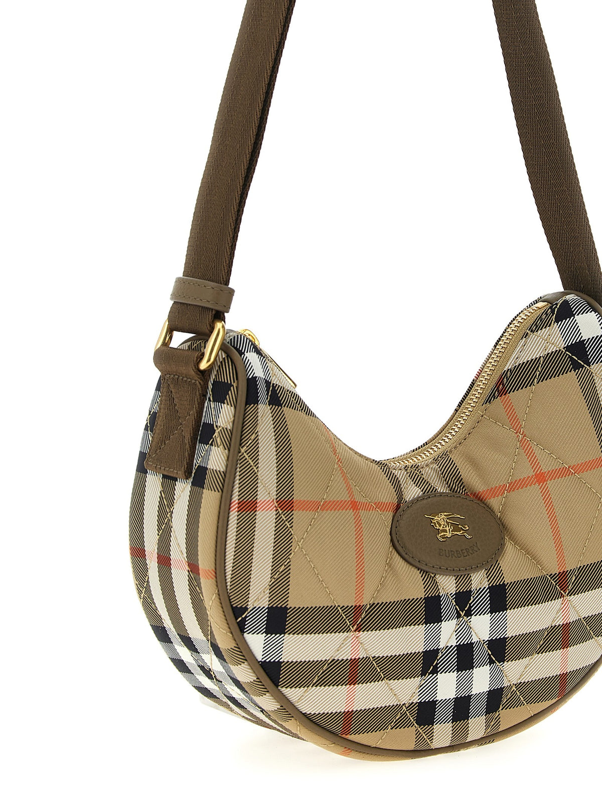 Burberry Horseshoe Crossbody Bag Gold