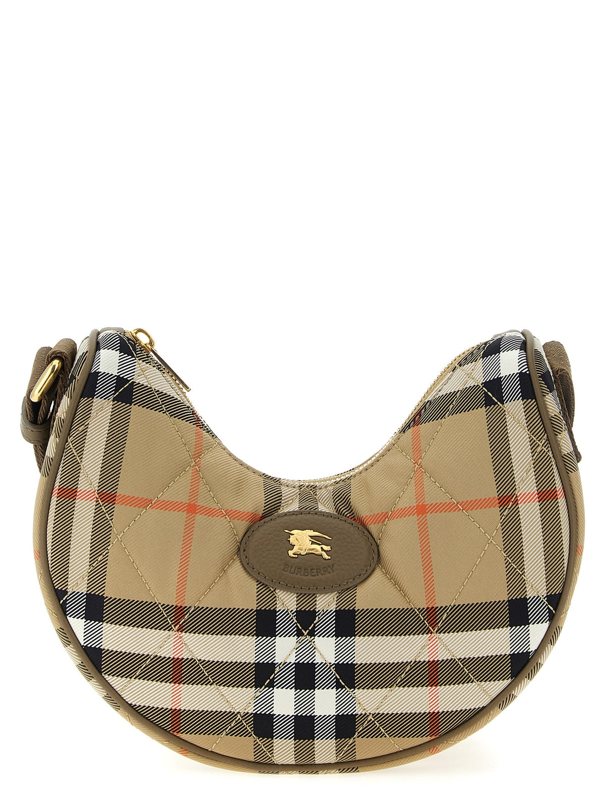 Burberry Horseshoe Crossbody Bag Gold