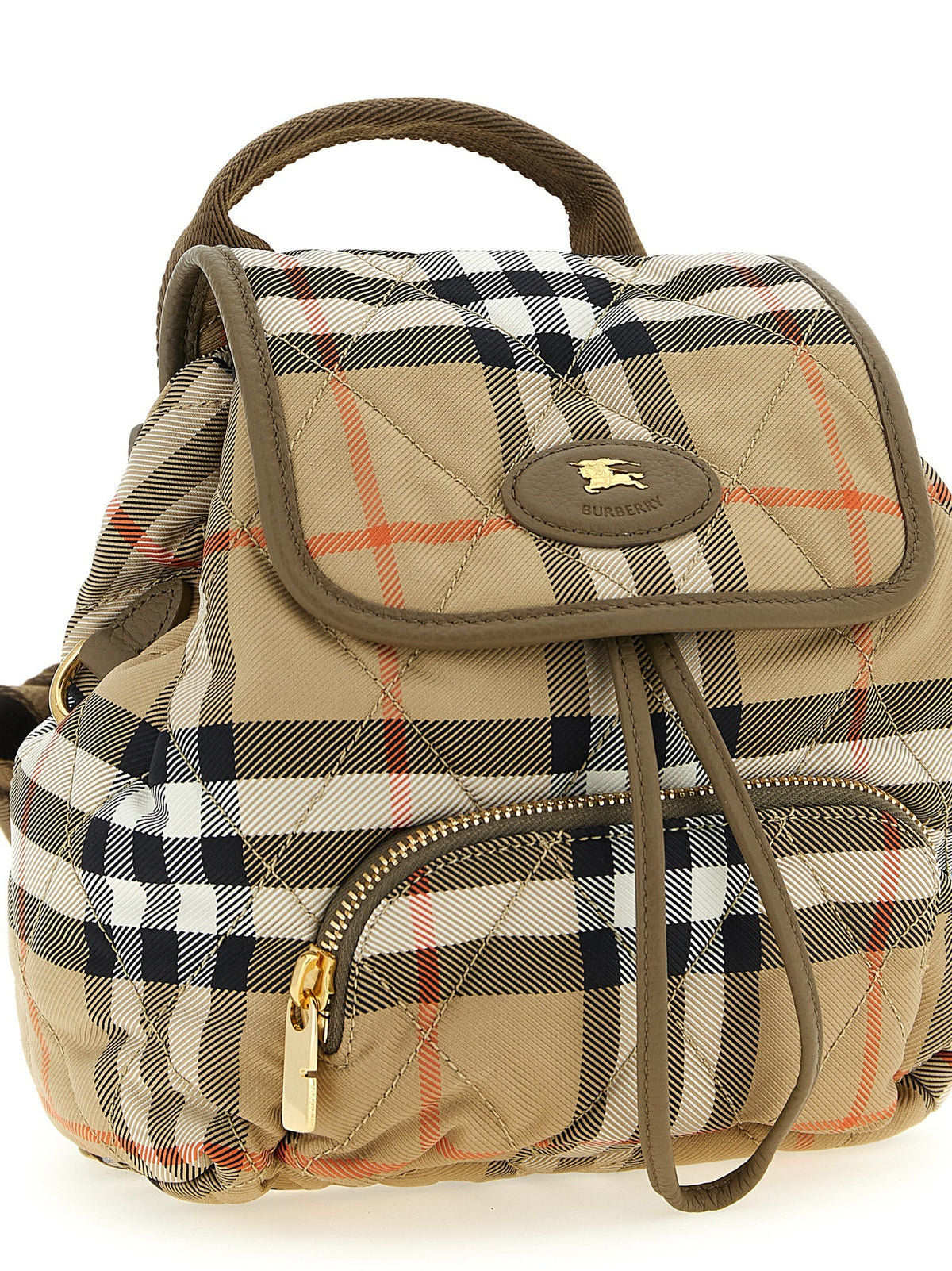Burberry Horseshoe Mini Backpack Beige