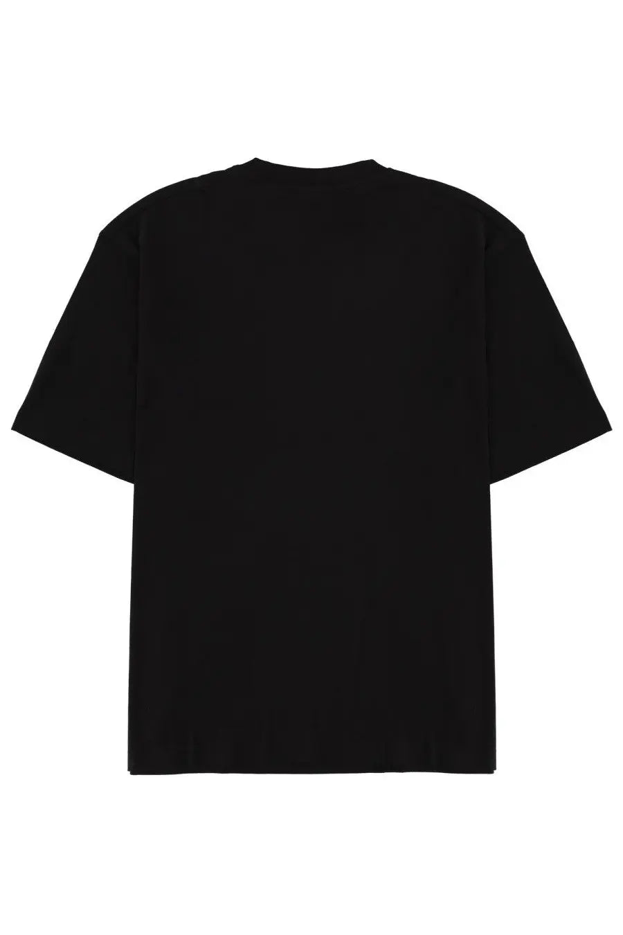 Hugo Boss men’s black oversized t-shirt with relaxed fit and short sleeves in cotton material
