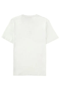 Hugo Boss men’s Darusi white plain cotton t-shirt with crew neck and short sleeves