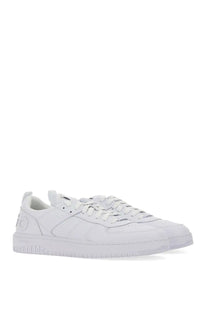 Hugo Boss men’s white leather sneakers with minimalist design and subtle branding on the side