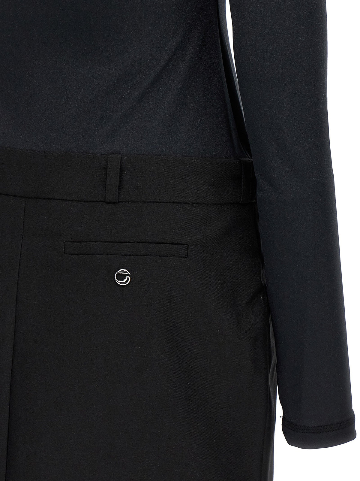 Coperni Hybrid Dress Black