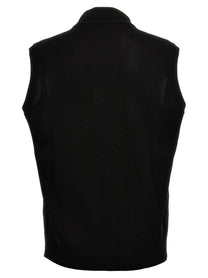 Canada Goose Hybridge® Quilted Kniknit Vest Black
