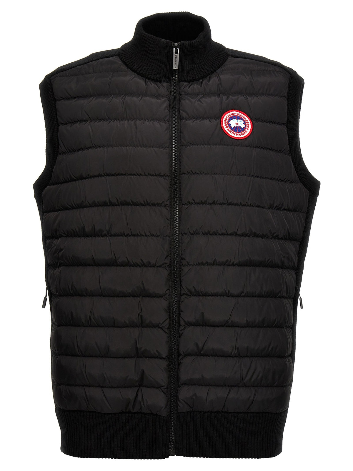 Canada Goose Hybridge® Quilted Kniknit Vest Black