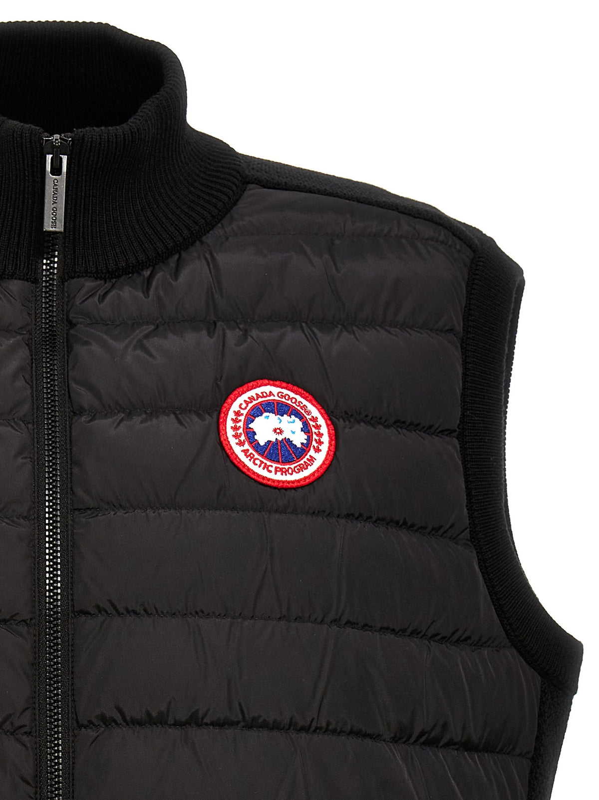 Canada Goose Hybridge® Quilted Kniknit Vest Black