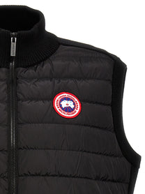 Canada Goose Hybridge® Quilted Kniknit Vest Black