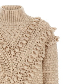 Zimmermann Hypnotic Bauble Sweater Beige, view 3