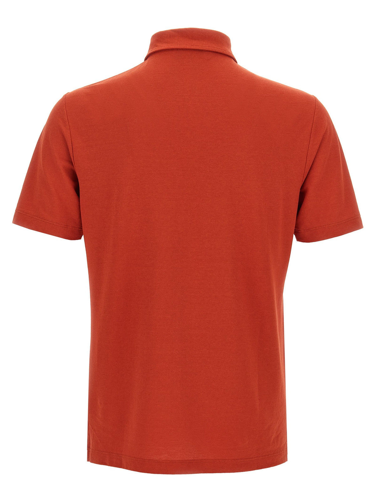 Zanone Ice Cotton Polo Shirt Orange