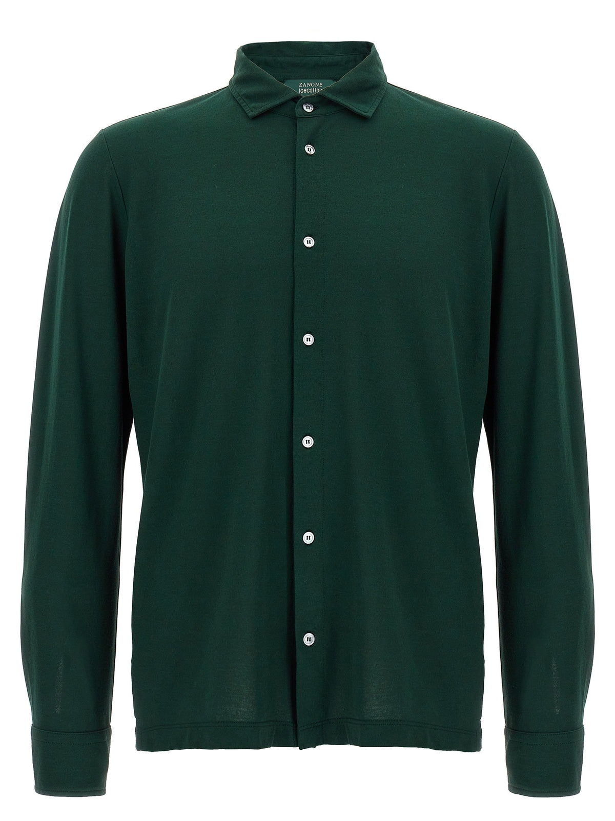 Zanone Ice Cotton Shirt Green