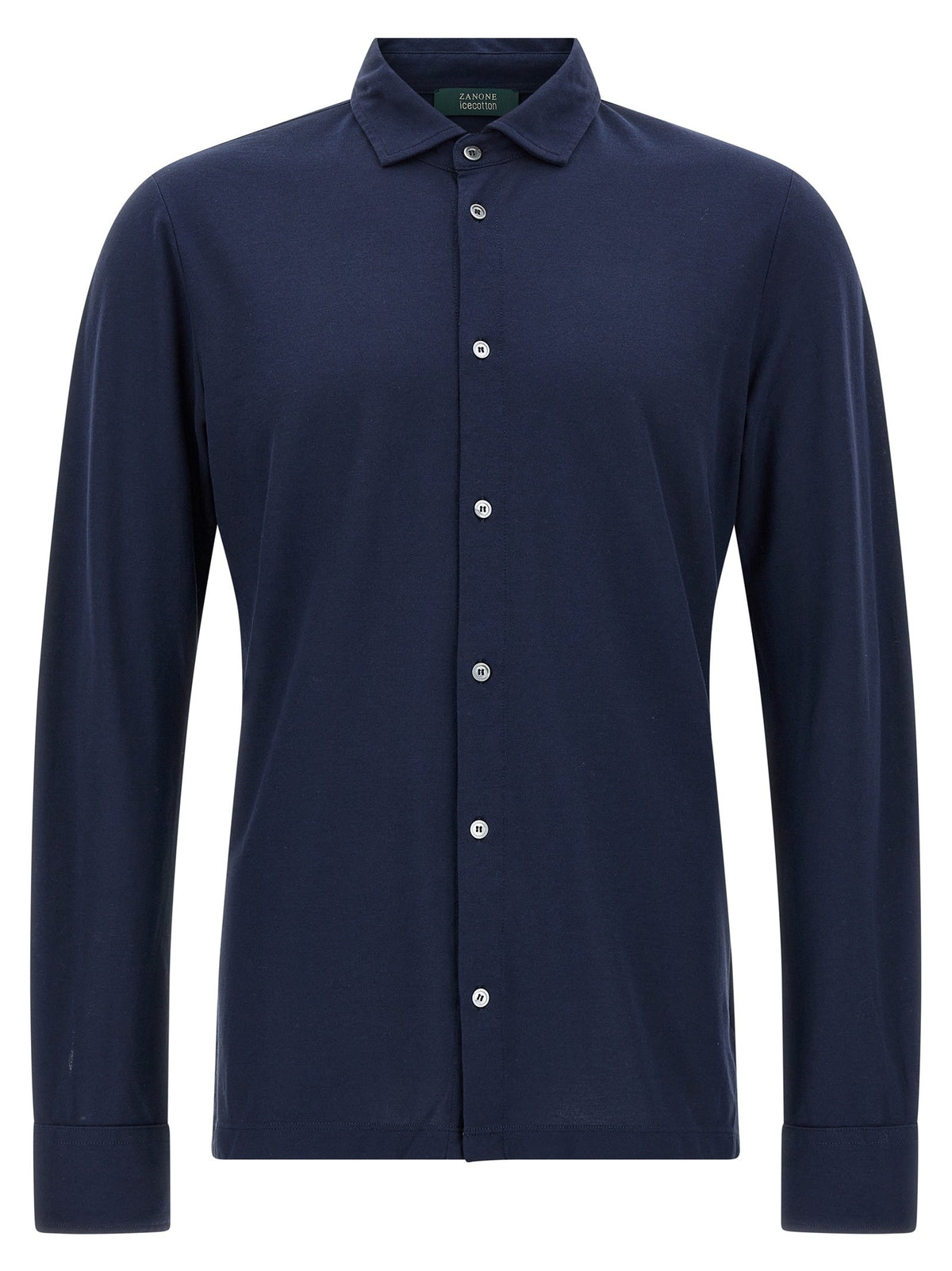 Zanone Ice Cotton Shirt Blue