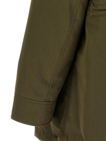 Yves Salomon Army Iconic Short Parka Green