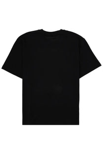 Ih nom uh nit men’s holy mary black short-sleeved t-shirt with a simple crew neck design