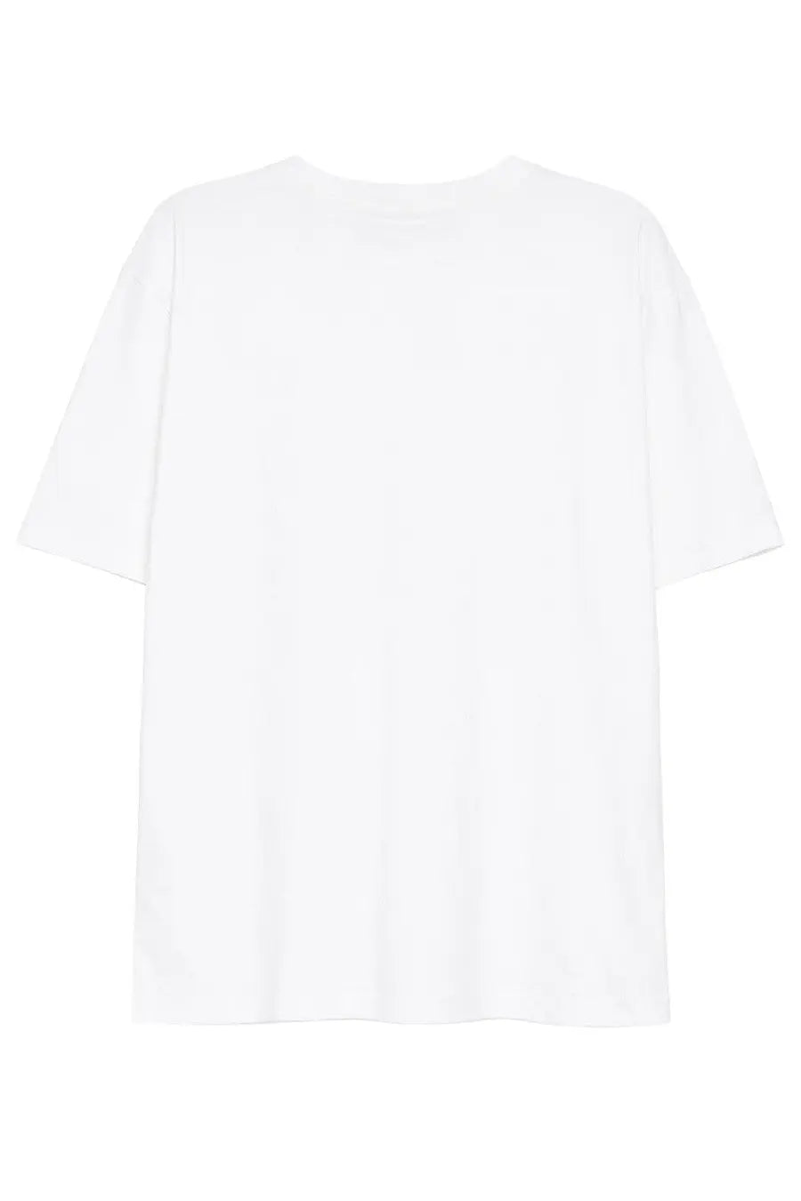 Ih Nom Uh Nit men’s shirt con white oversized white short-sleeved t-shirt with simple crew neck design