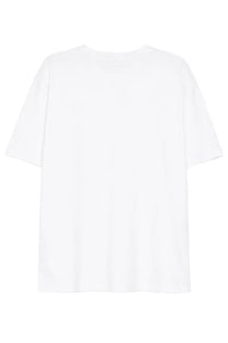 Ih Nom Uh Nit men’s shirt con white oversized white short-sleeved t-shirt with simple crew neck design
