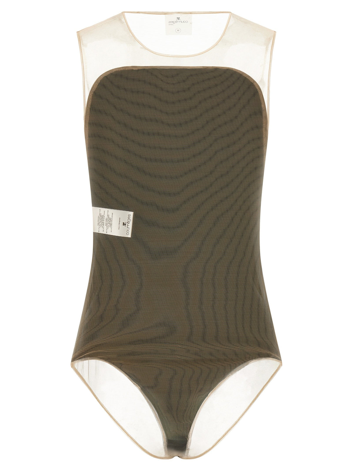 courrèges Ilusion Sunshiel Bodysuit Black