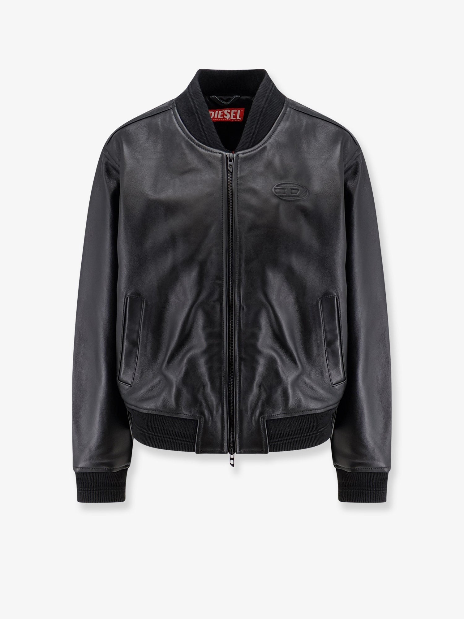 Diesel Women's Ilyan Leather Jacket Black