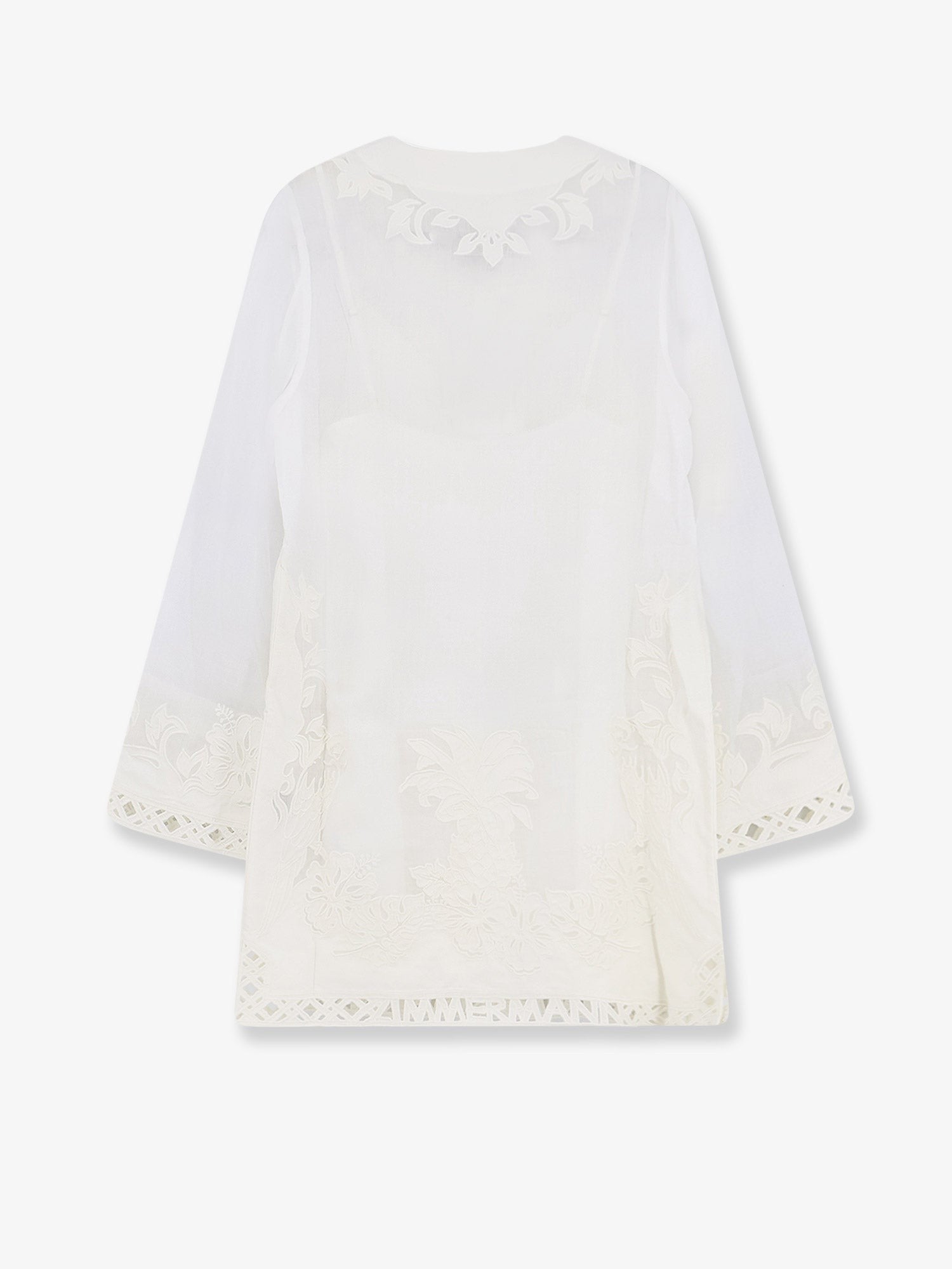 Zimmermann Women's Indra Ramie Long Dress White