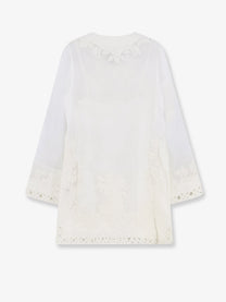Zimmermann Women's Indra Ramie Long Dress White