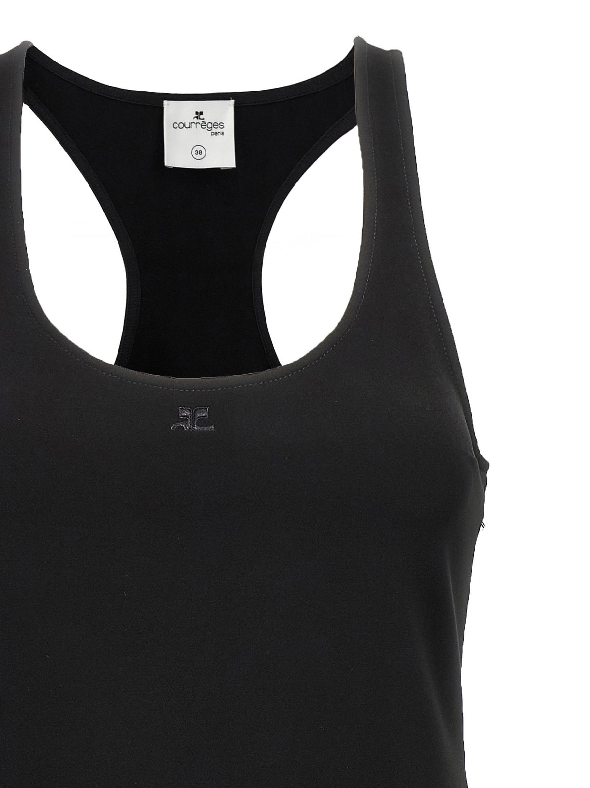 courrèges Infinty Pleats Line Dress Black