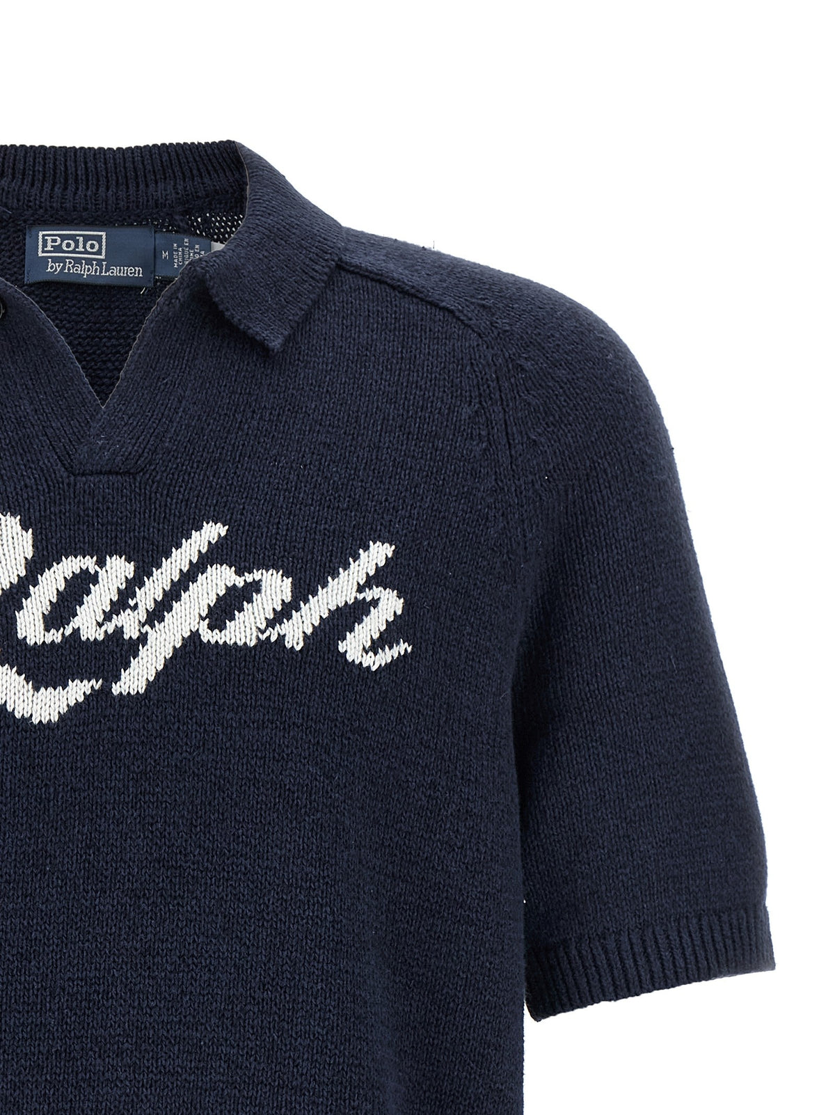 Polo Ralph Lauren Intarsia Sweater Blue, view 3