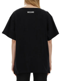 Moschino Women's Interlock Body Print Shirt Black
