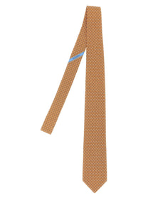 Ferragamo Intreccio Tie Orange