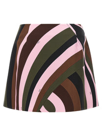 Emilio Pucci Iride Skirt Gold
