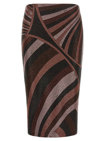 Emilio Pucci Iride Skirt Red
