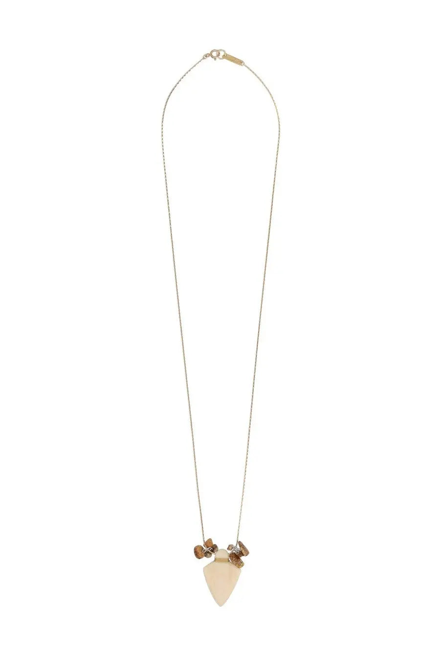 Isabel Marant Women's Collana Con Pendente Beige