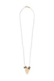 Isabel Marant Women's Collana Con Pendente Beige