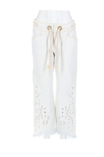 Isabel Marant Women's Pantalone Alison White