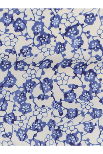 Isabel Marant women’s prudi bikini slip in blue floral-patterned fabric with delicate blossoms on cream background