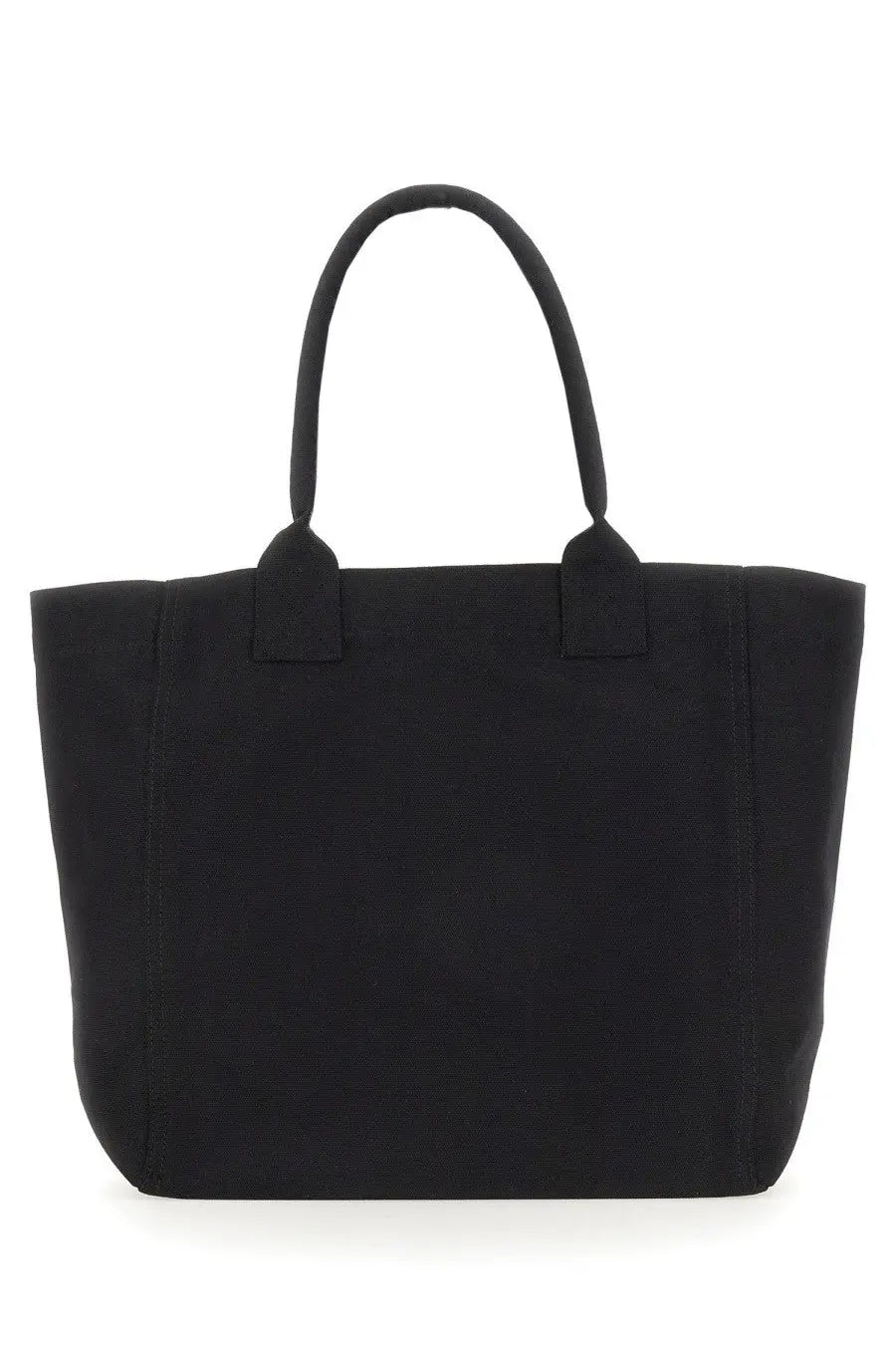 Isabel Marant women’s small black canvas tote bag with sturdy handles for everyday use