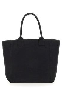 Isabel Marant women’s small black canvas tote bag with sturdy handles for everyday use