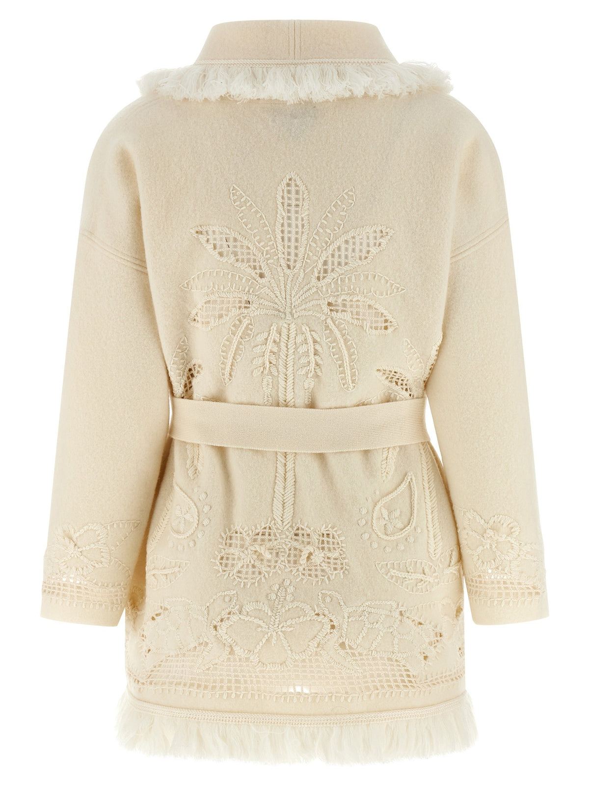 Alanui Islands Diary Cardigan White