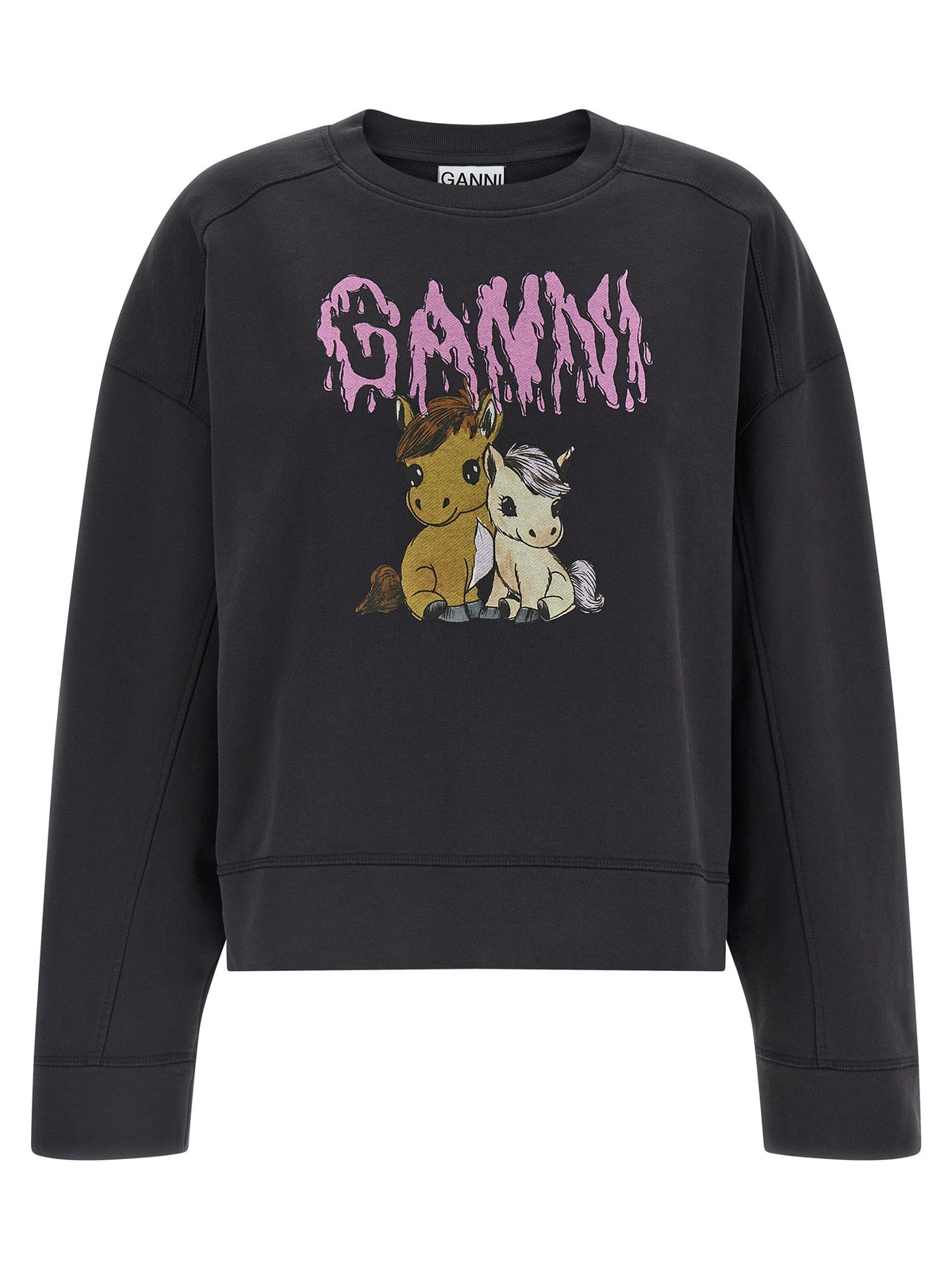 Ganni Isoli Sweatshirt Black