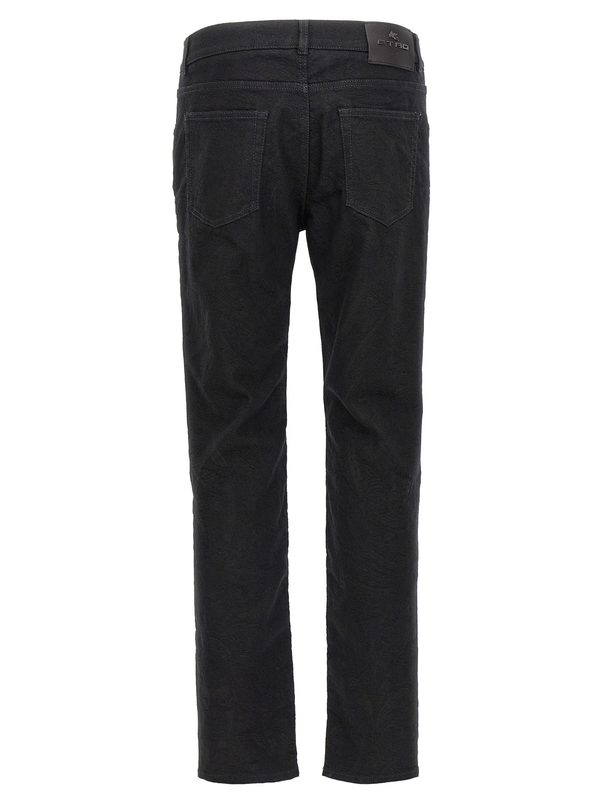 ETRO Jacquard Jeans Black