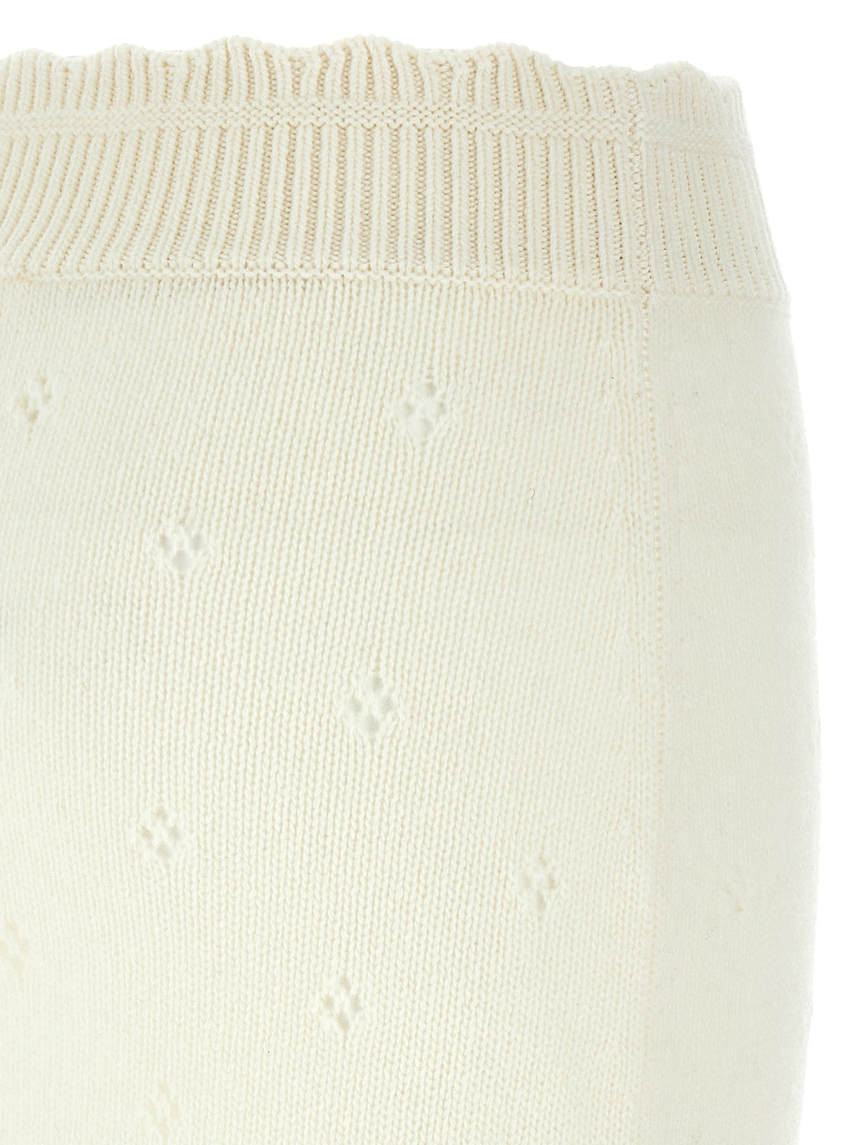 Chloé Jacquard Skirt White