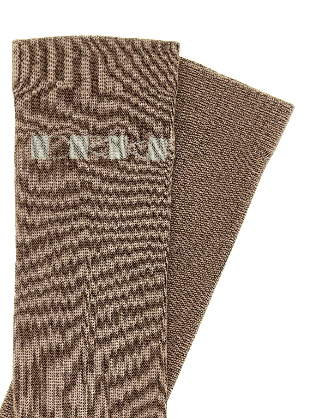 DRKSHDW Jacquard Socks Beige