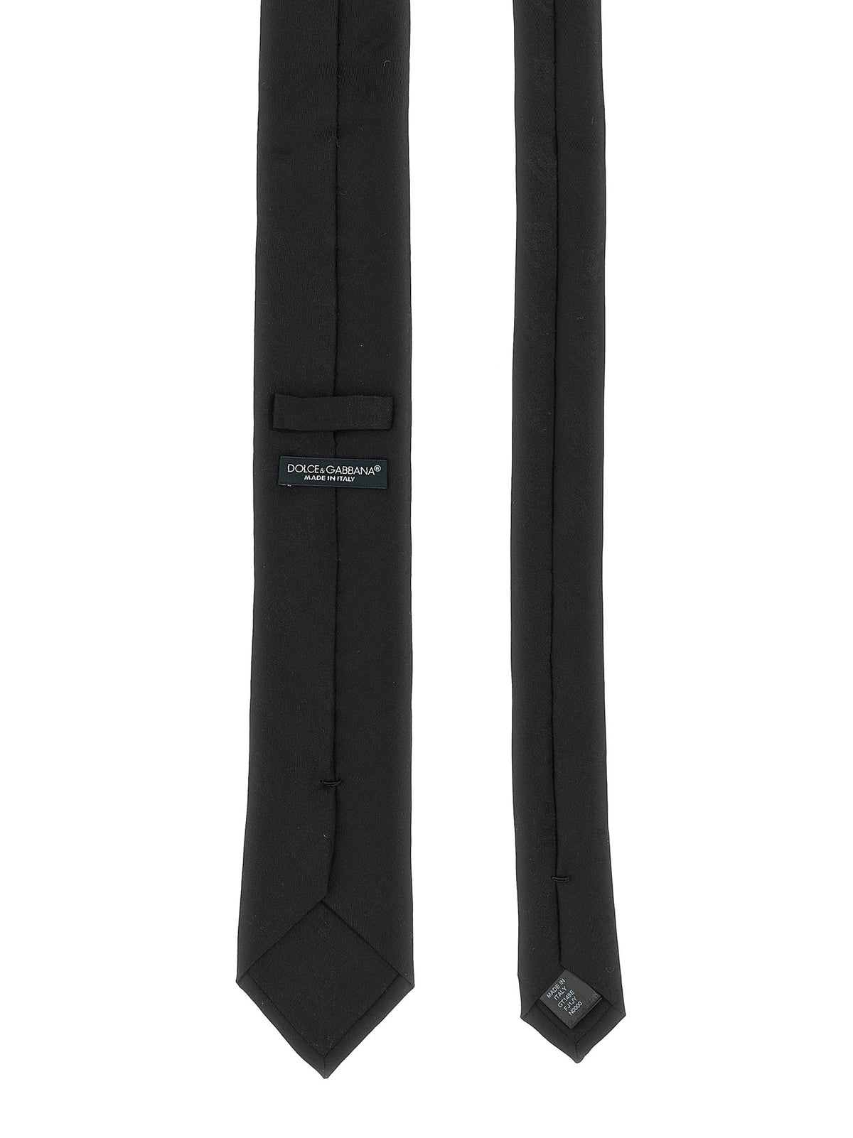 Dolce &amp; Gabbana Jacquard Tie Black
