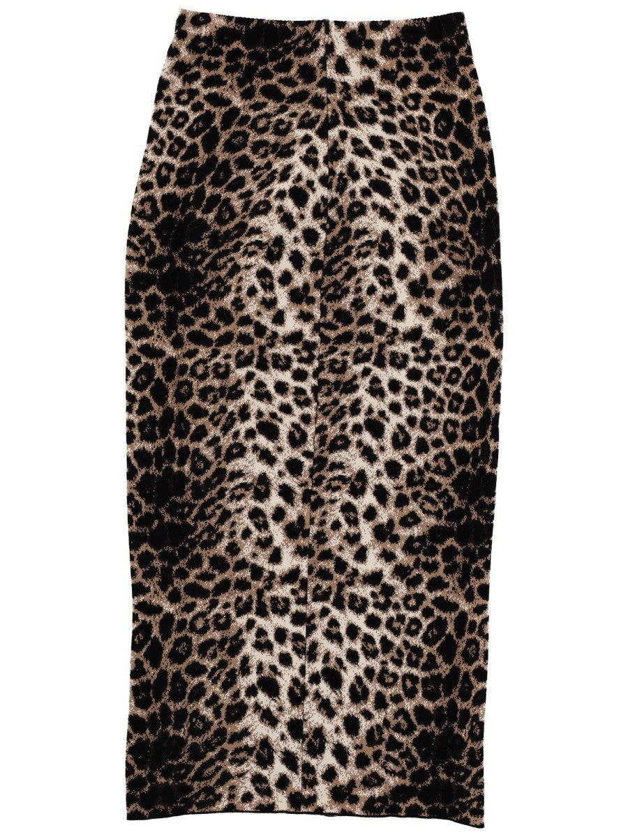 Circus Hotel Women's Jacquard Midi Skirt Pattern, view 2