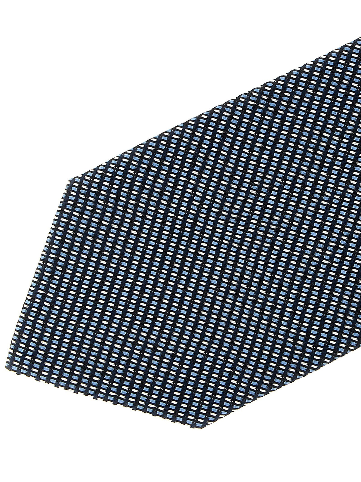 Brioni Jacquard Silk Tie Blue